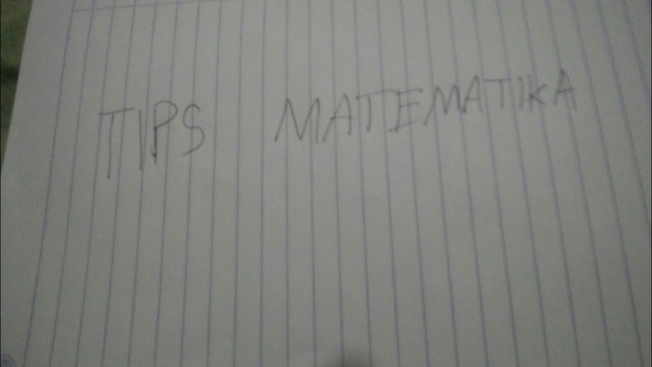 Tips matematika