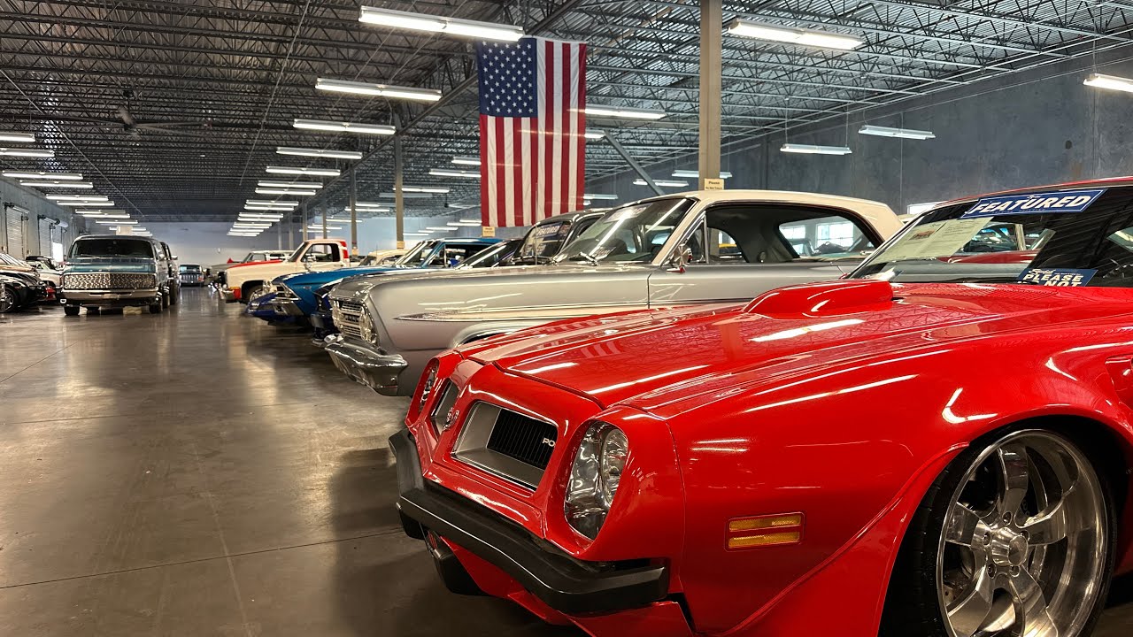 Classic Car Dealership Lot Walk | Car Lovers Paradise | Which is Your Favorite?