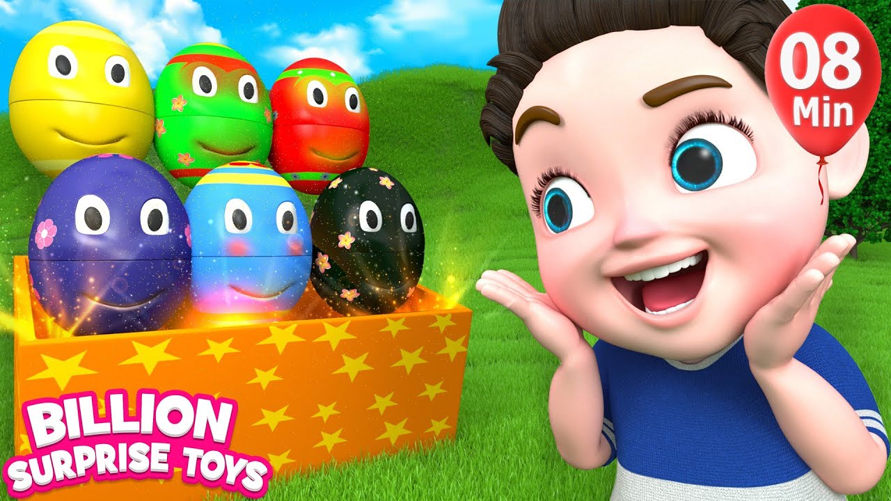 Little Kid and Surprise Home  - BillionSurpriseToys Nursery Rhymes, Kids Songs