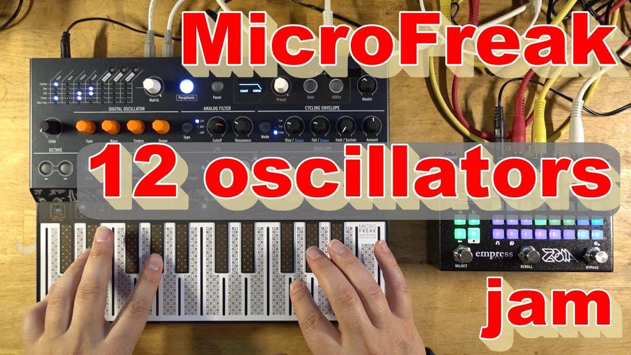 MicroFreak: 12 oscillator arpeggiator jam (with Empress ZOIA)