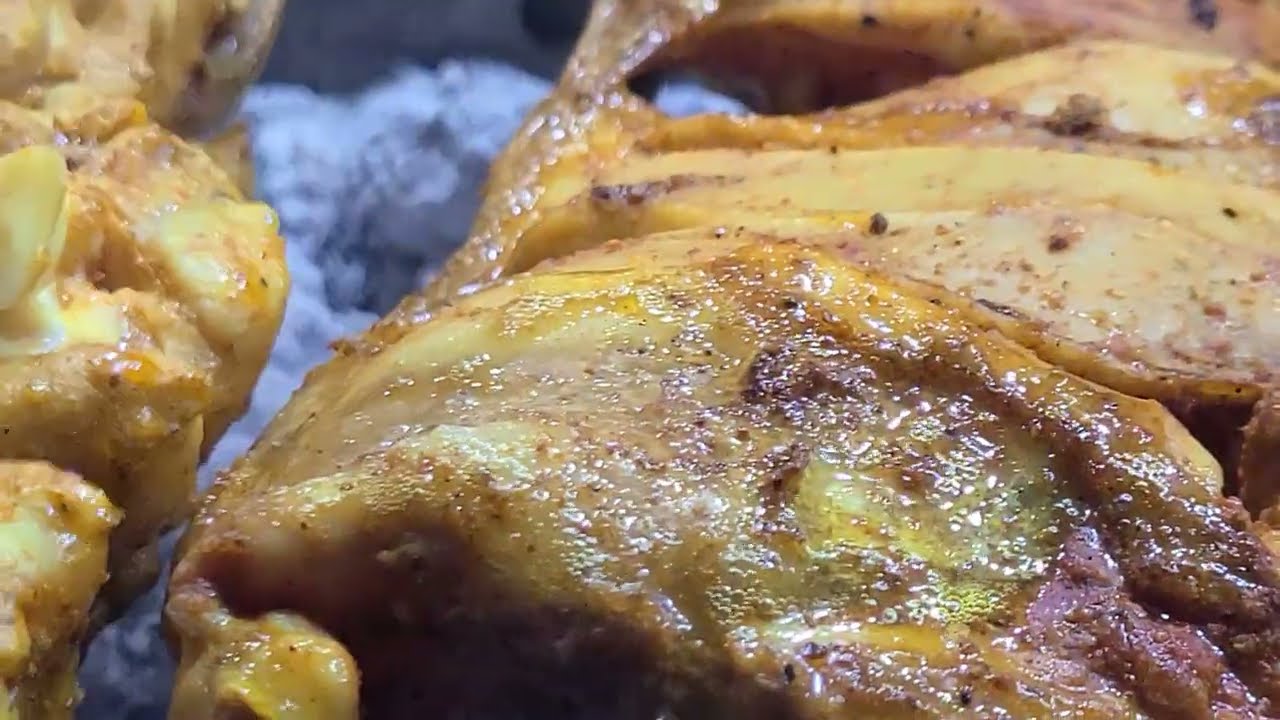 Grilled fish party moments | chicken tikka & beaf kabab | vlog 