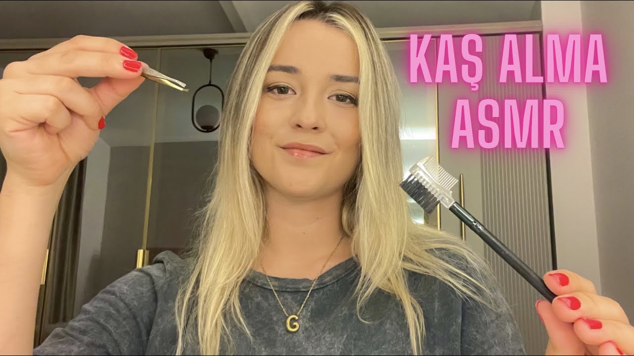 ASMR 💗 KAŞLARINI ALIYORUM😴 Lateks Eldiven, Kuaför Roleplay 💇‍♀️ Türkçe Asmr