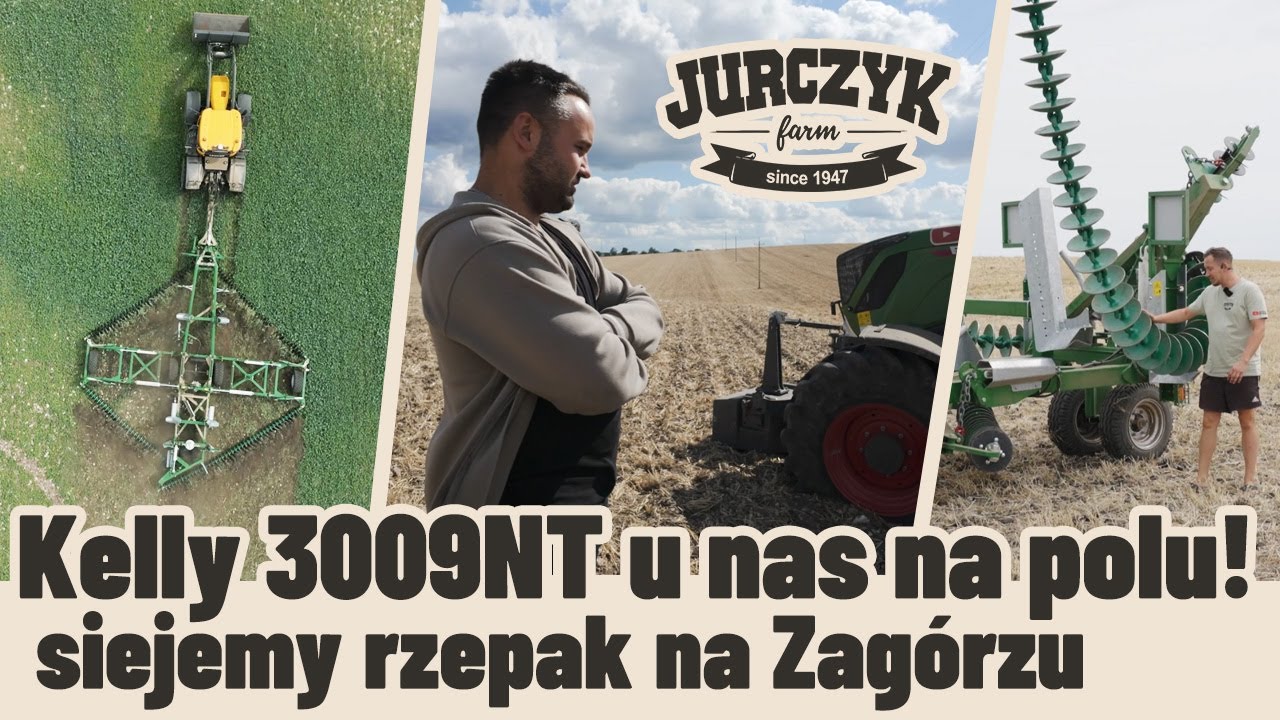 89. Siejemy rzepak pomimo awarii / testujemy nową maszynę - Kelly 3009NT - zobaczcie, co potrafi!