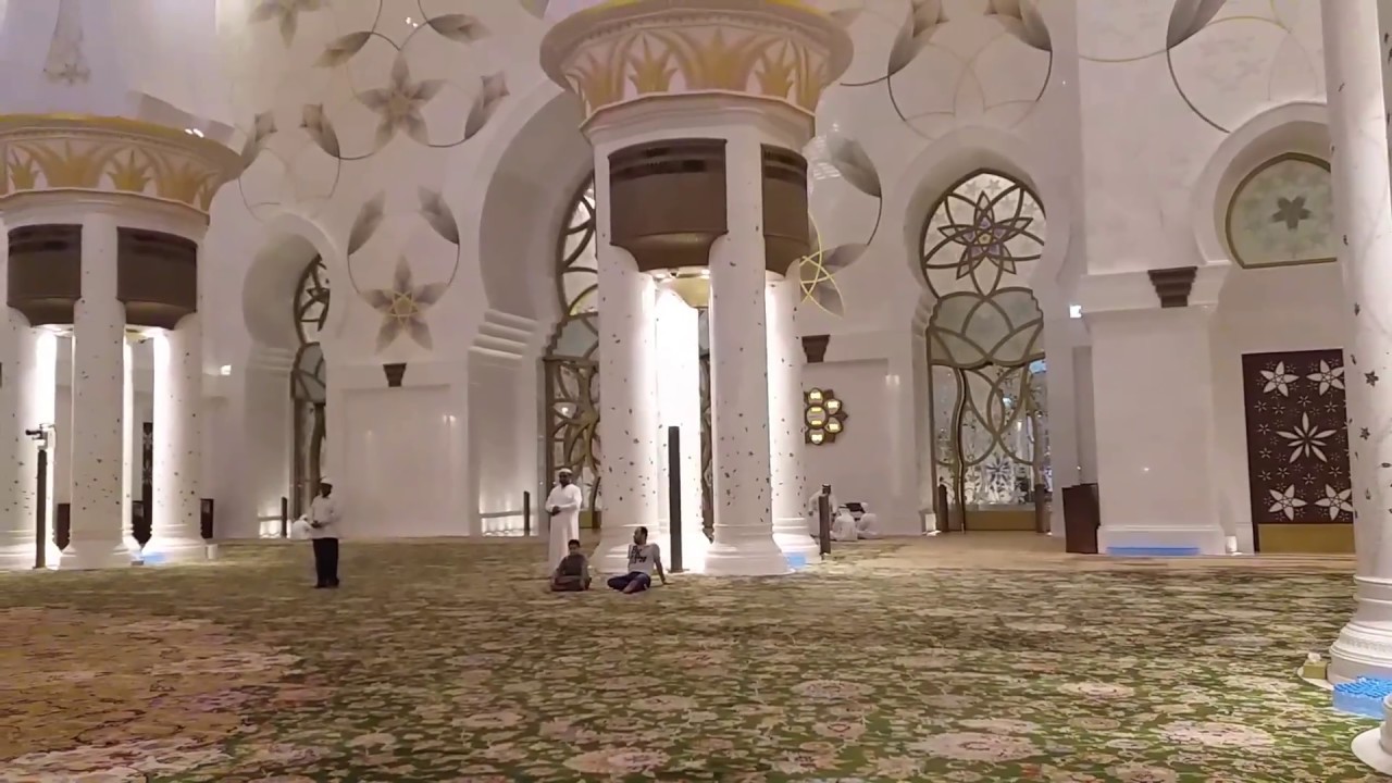 Shaikh Zaid Masjid - Beautiful Interior Design - Abu Dhabi
