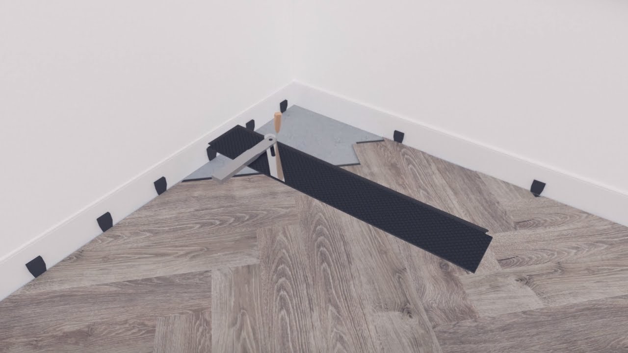 Wie verlegt man SLY Herringbone Droplock 400 Vinylböden