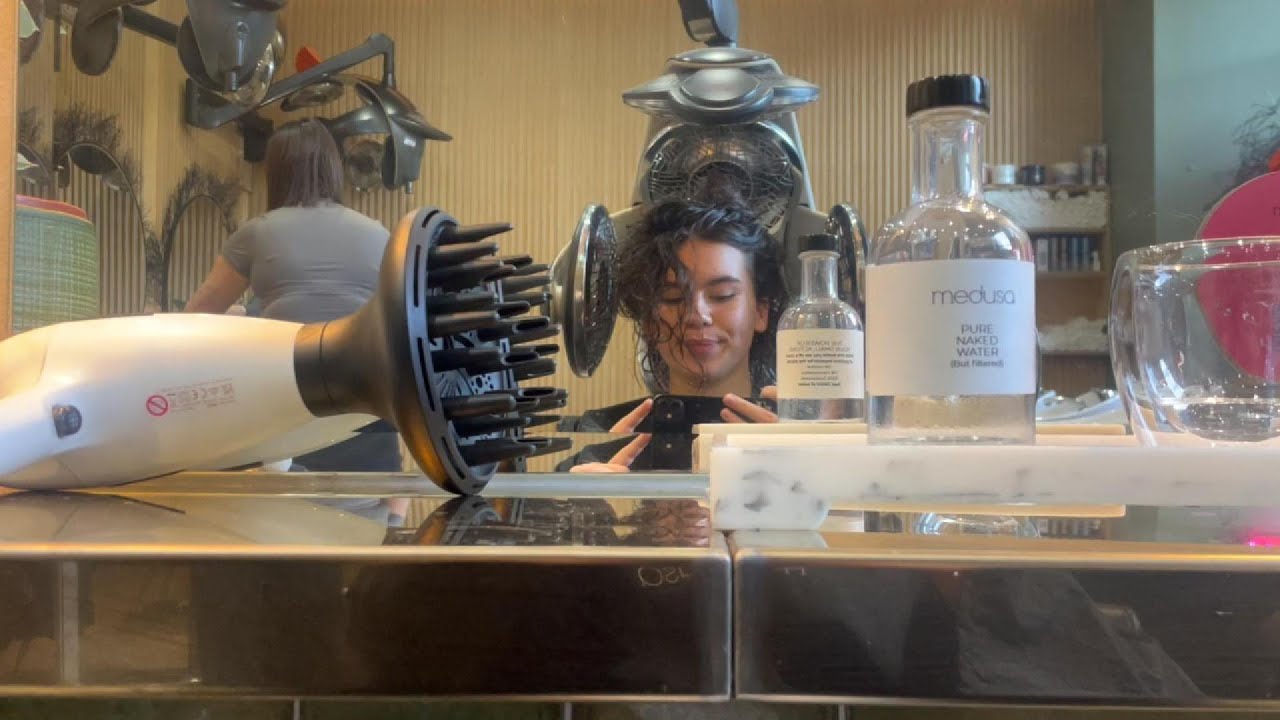 getting my FIRST curly hair cut!! | lots of chatting & a quiet week