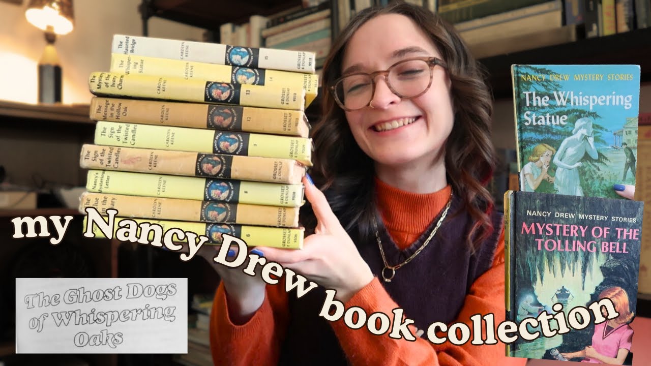 nancy drew book collection tour 📒 what i've collected as of january 2025