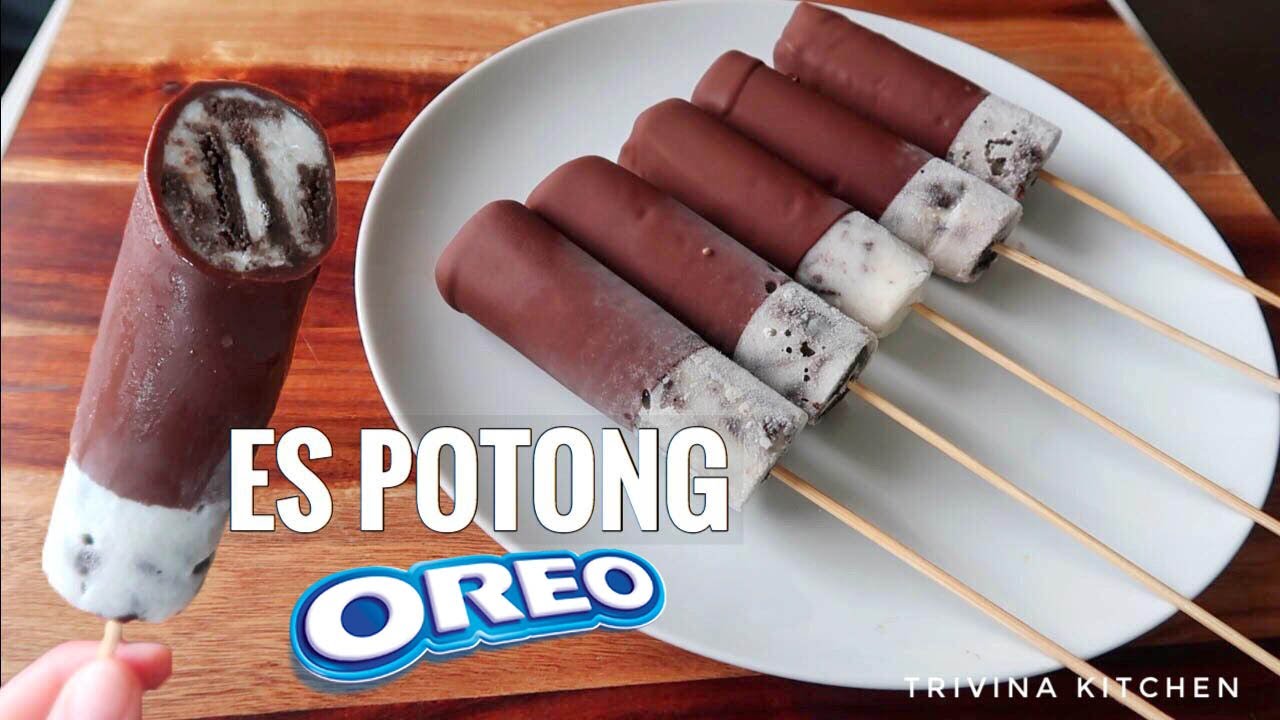 CARA BUAT ES POTONG OREO LAPIS COKLAT YANG LEMBUT DAN ENAK