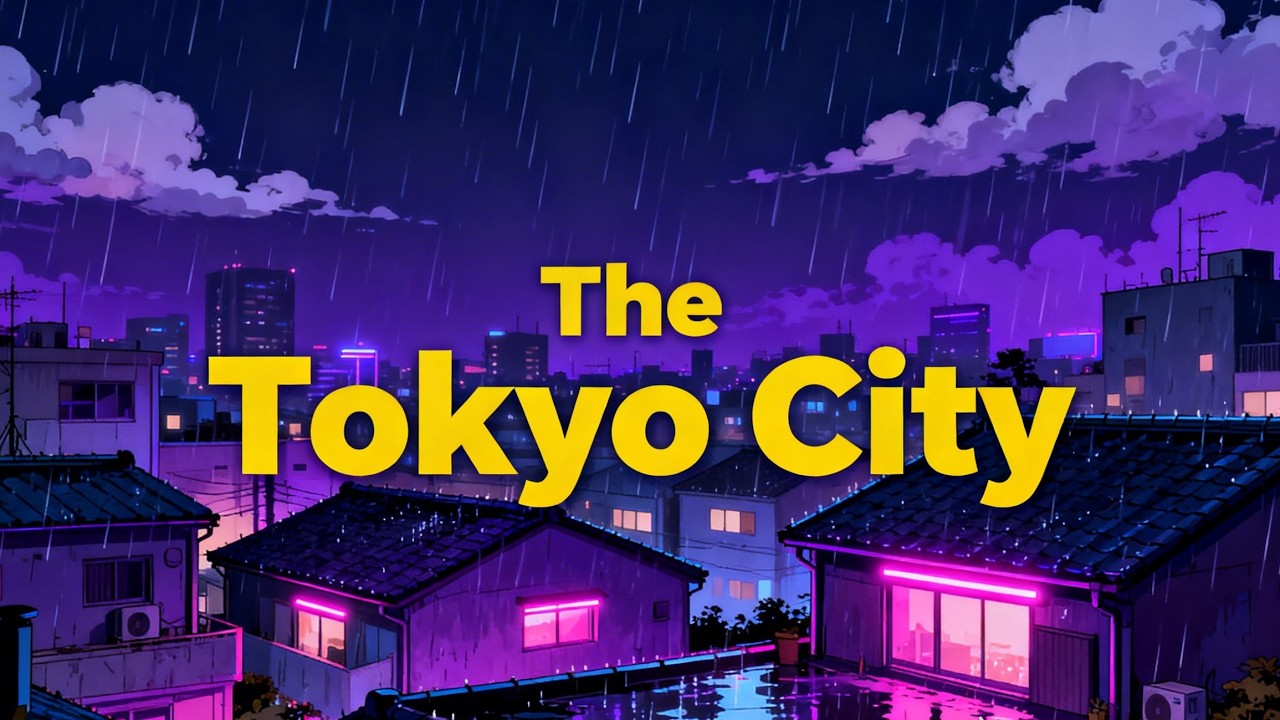 Tokyo Rainy Night 🌙 Chill Lofi Beats for Focus | 深夜ローファイ