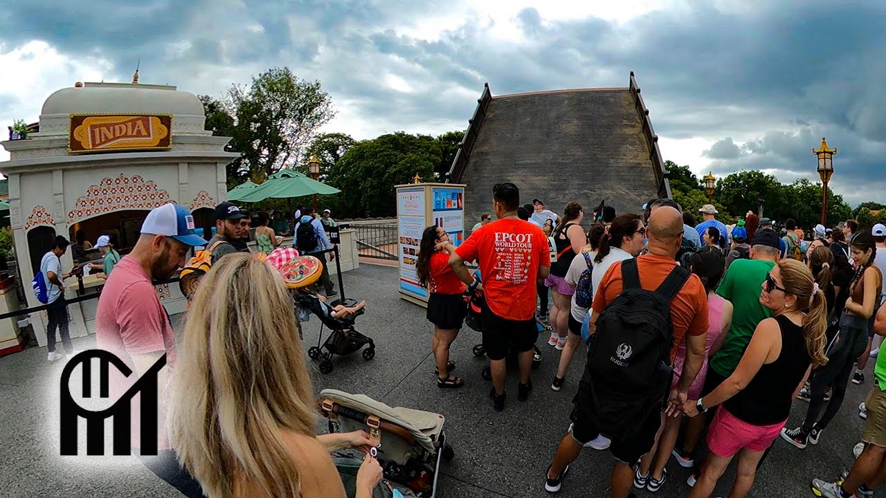 Stormy Day Around Epcot 2024 International Food & Wine Festival