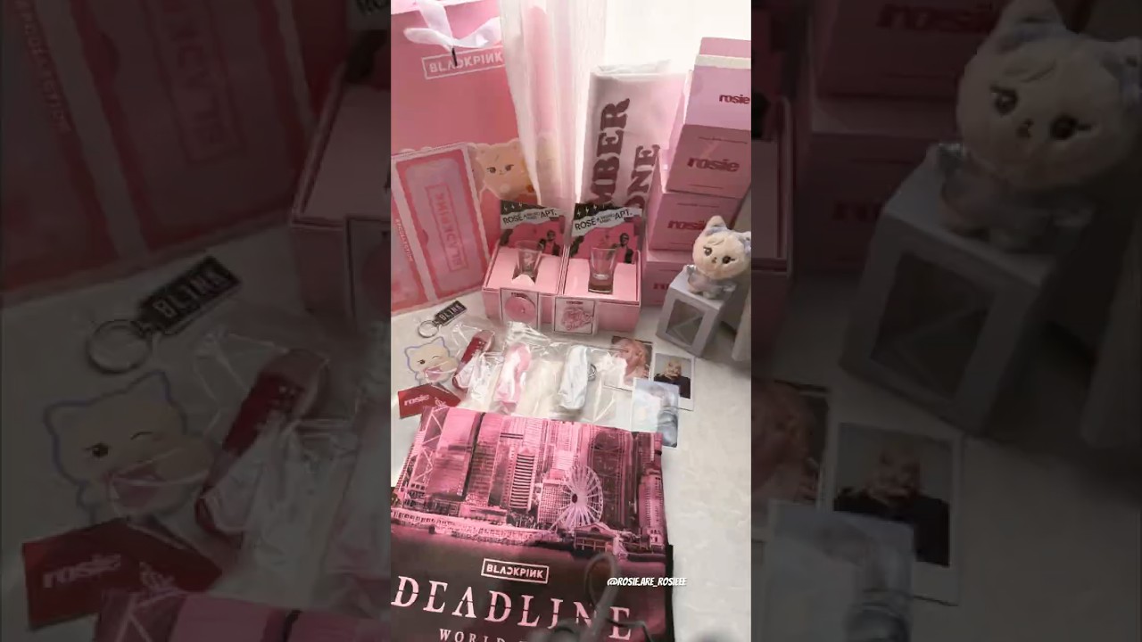 Blackpink Deadline Rosie Pop Up Haul💗 