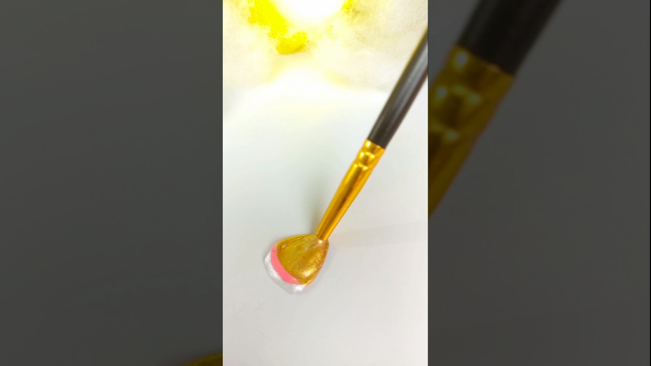 Super satisfying Golden, Silver & Miller💕 stroke| Relax Art😍 