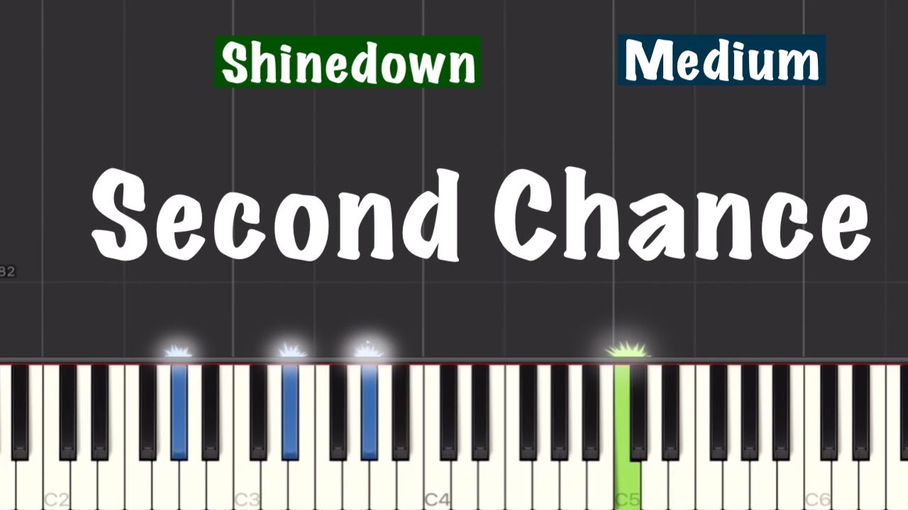 Shinedown - Second Chance Piano Tutorial | Medium