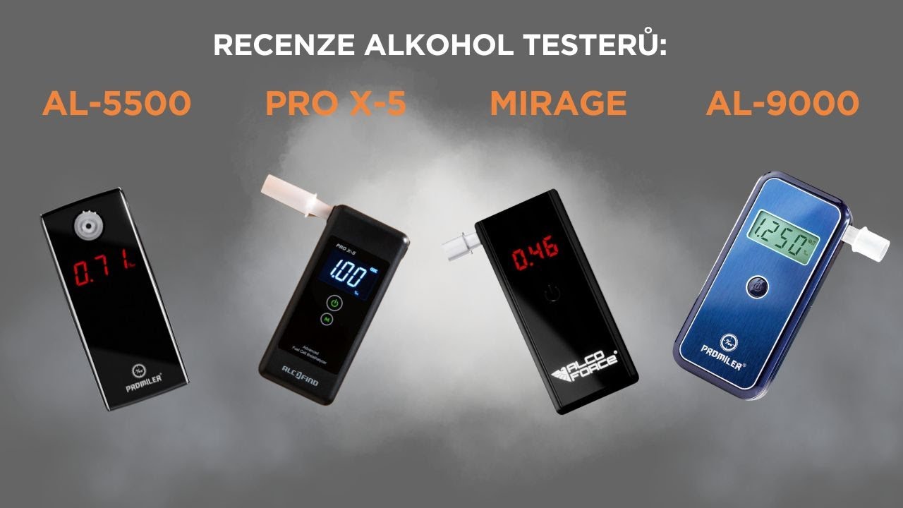 Test 4 nejoblíbenějších modelů alkohol testerů | Jak vybrat domácí a pracovní alkohol tester
