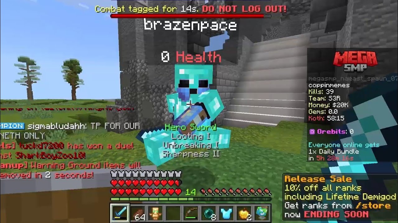 Mega SMP Minecraft PVP compilation