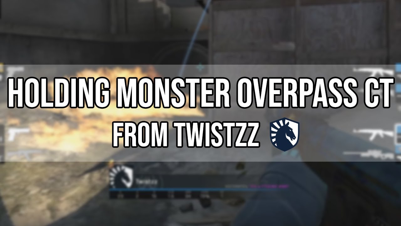 How To Play B Monster on Overpass CT side - Twistzz