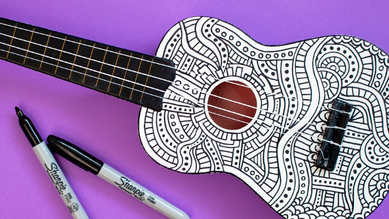 Customizing a Ukulele with a Sharpie!
