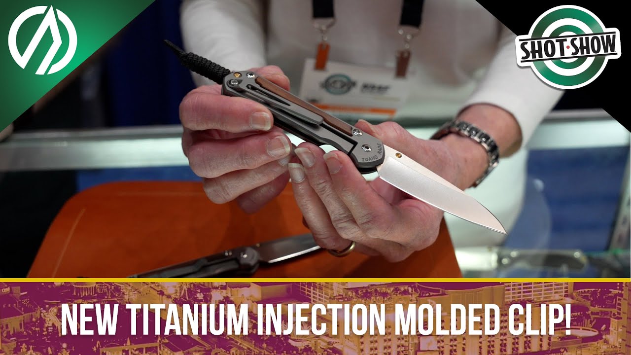 Chris Reeve Knives: Anne Reeve Introduces New Titanium Injection Molded Clip | SHOT Show 2025