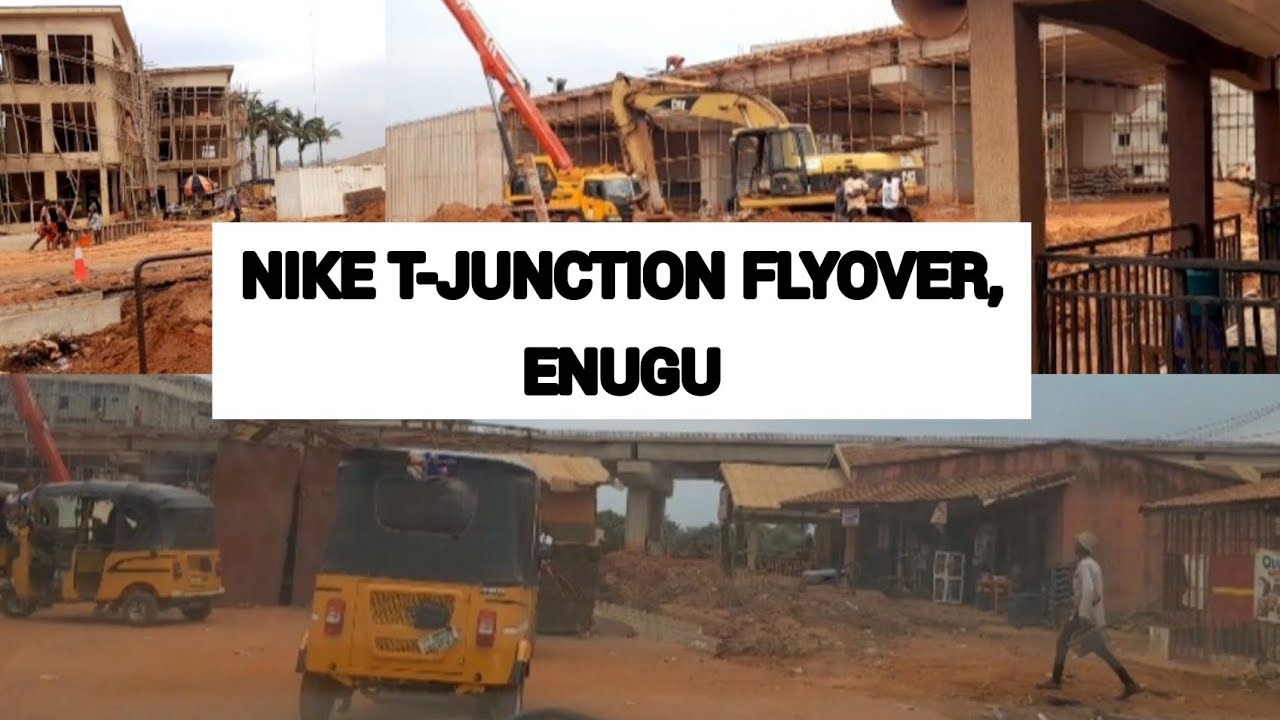CURRENT LOOK OF T-JUNCTION ABAKPA NIKE FLYOVER, ENUGU STATE / ENUGU IN 2022