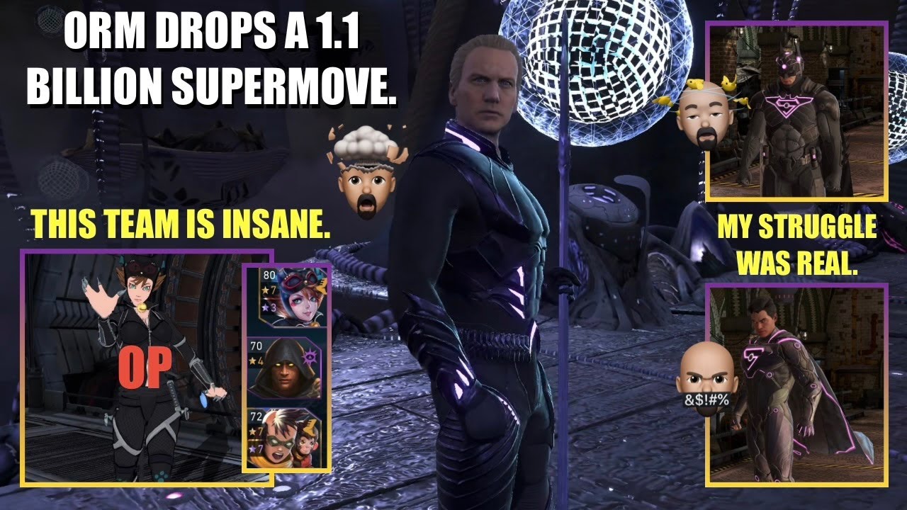 ORM does a 1.1 Billion Supermove, beating the 2 toughest bosses, and more | Injustice 2 Mobile