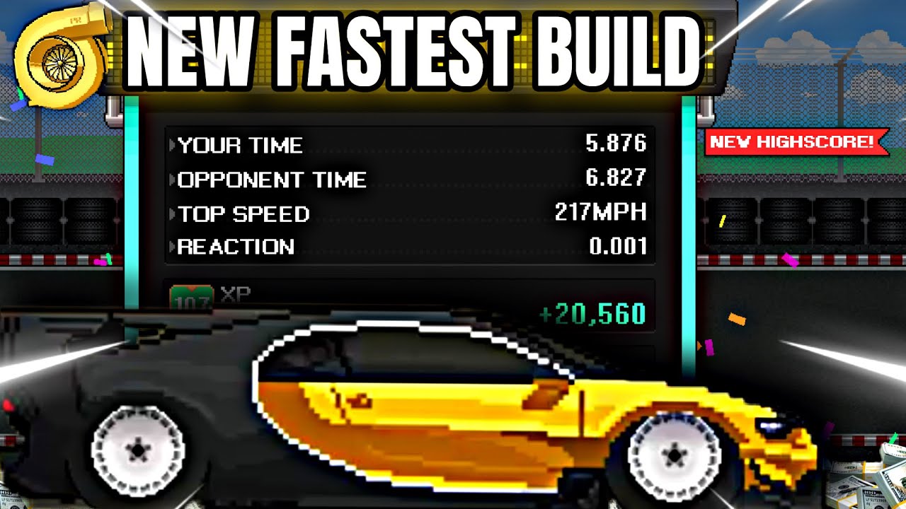 САМАЯ БЫСТРАЯ МАШИНА 2025 ГОДА (Мировой рекорд) Без модов | Pixel Car Racer