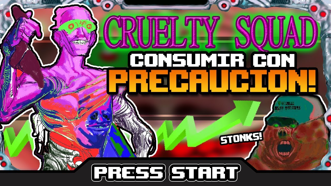 CRUELTY SQUAD: Pistolas, Stonks y ataques PSICODÉLICOS