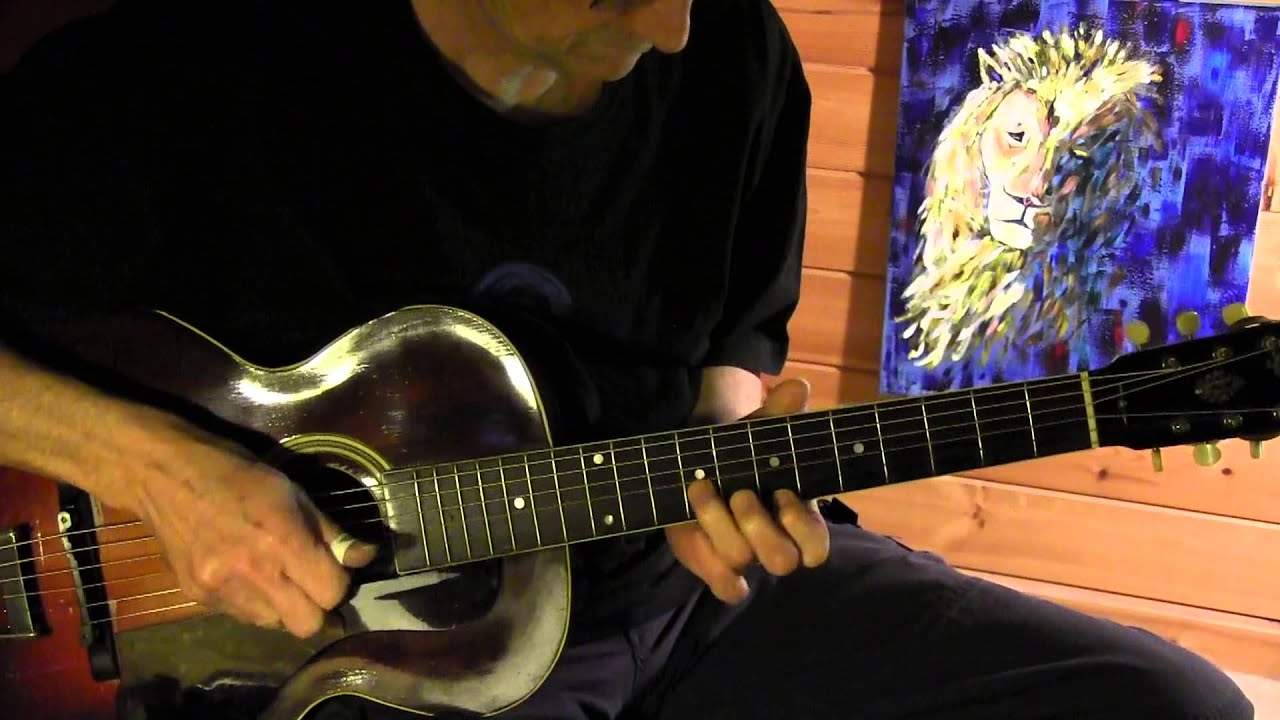 Blue Lion Blues - Fingerpicking Blues on a 1925 Gibson L3