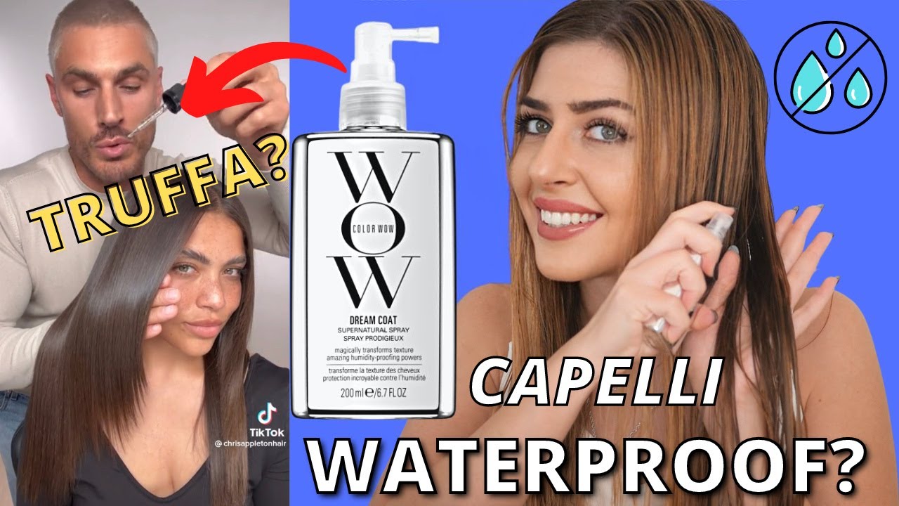 UNA TRUFFA? CAPELLI WATERPROOF?  WoW dream coat hair  capelli crespi  + recensione e comparazione!