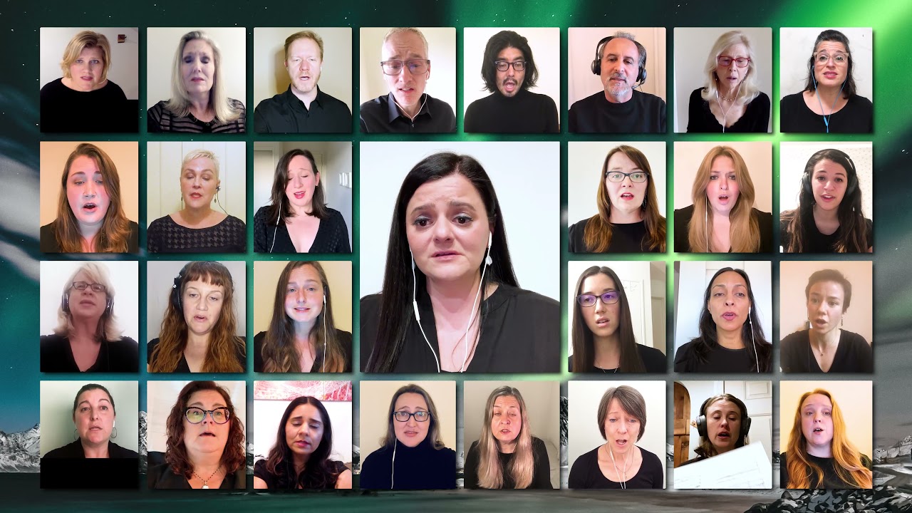 Resound Ensemble Virtual Choir Project - Northern Lights (Ola Gjeilo)