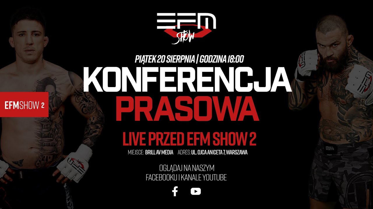EFM SHOW 2: OGŁOSZENIE NOWEGO RYWALA DLA NORMANA PARKE! | KONFERENCJA