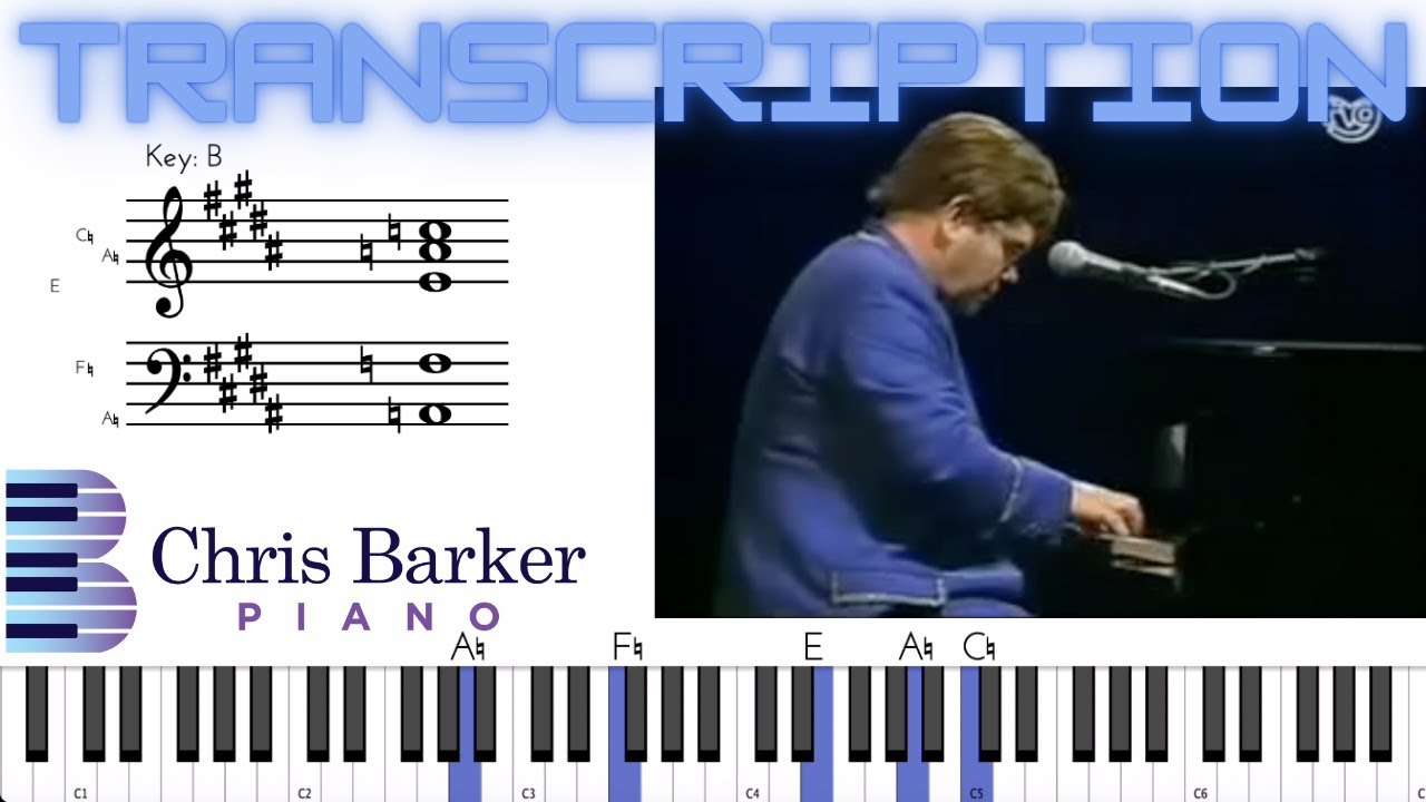 Carla/Etude live Elton John Piano