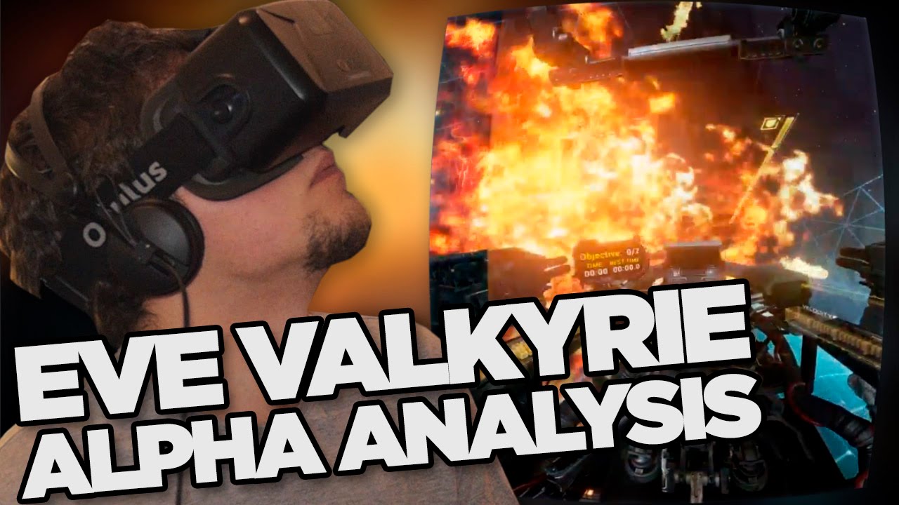 EVE: Valkyrie Alpha (2016) - Gameplay & Analysis (Oculus DK2)