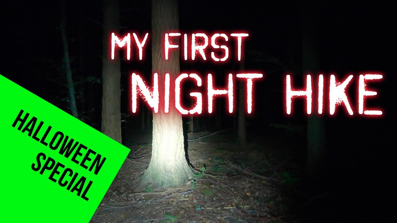 Solo night hike in a creepy forest