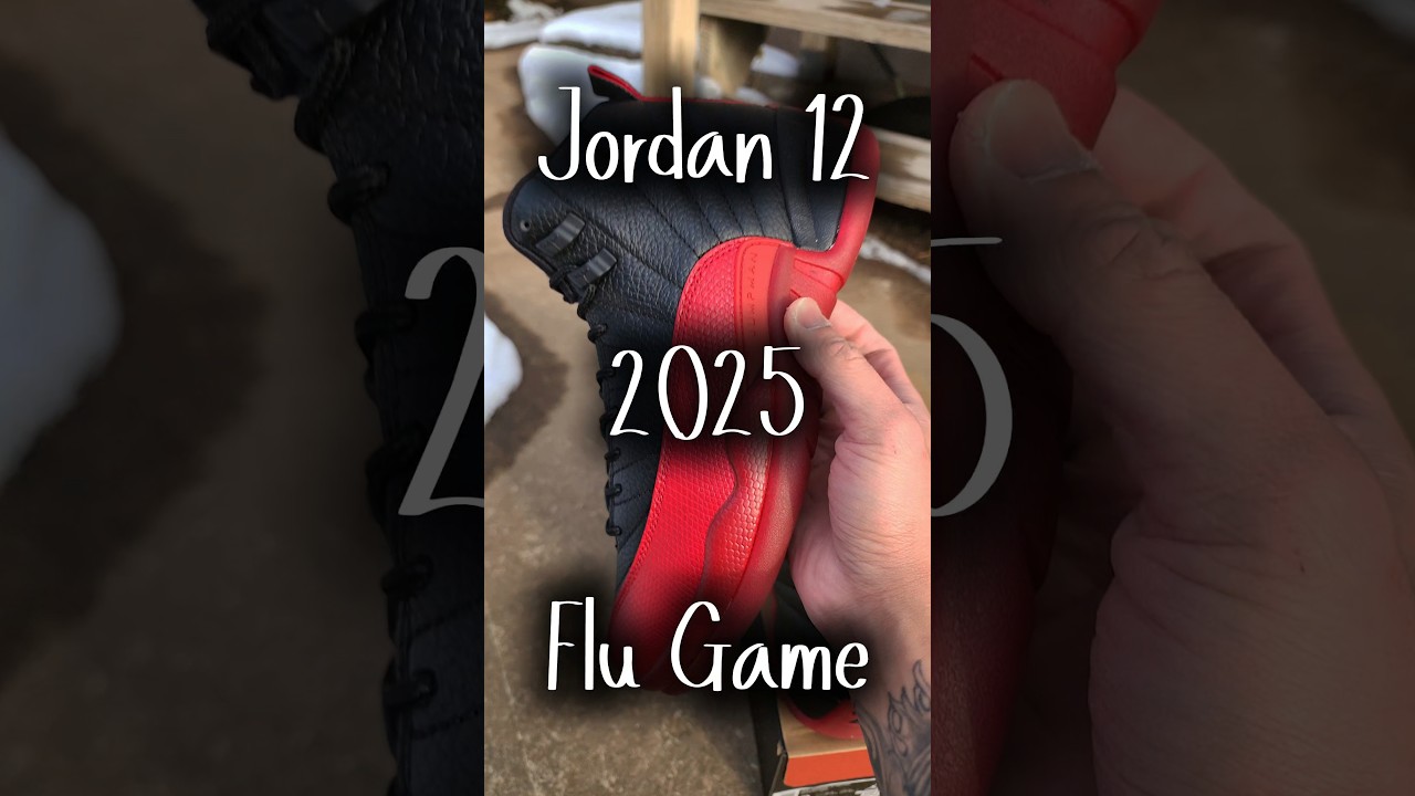 Check out this Air Jordan 12 Flu game! let me know your thoughts! 