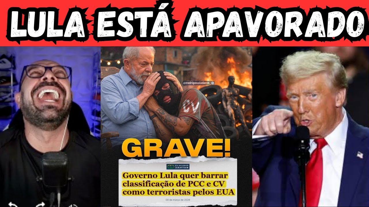 USA vem atrás do CV e PCC, Lula não gostou.