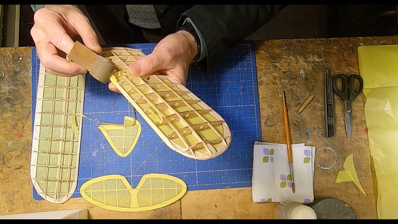 How to cover the Guillow's Piper Super Cub. Building  a 