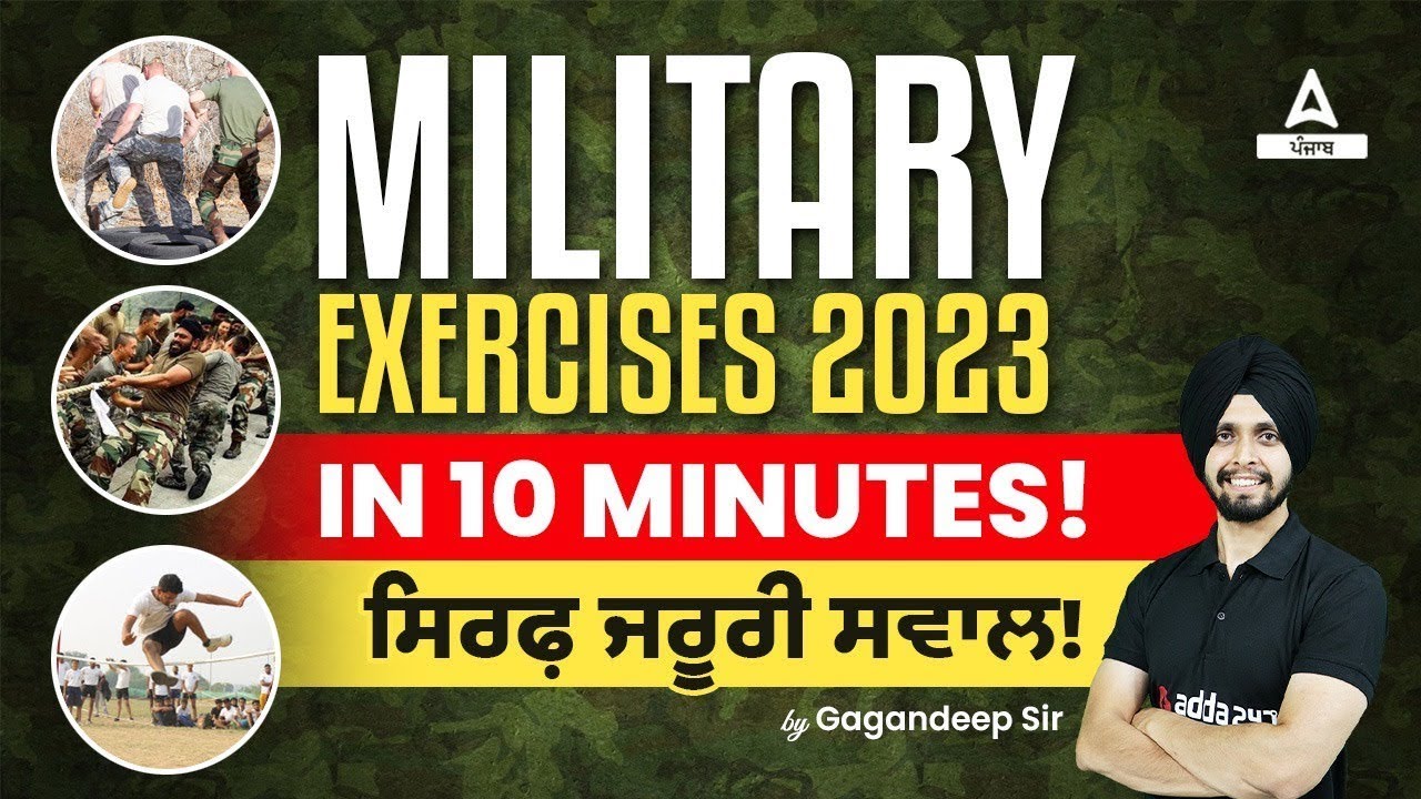 Military Exercise 2023 In 10 Minutes | Important Military Exercises 2023 By Gagan Sir