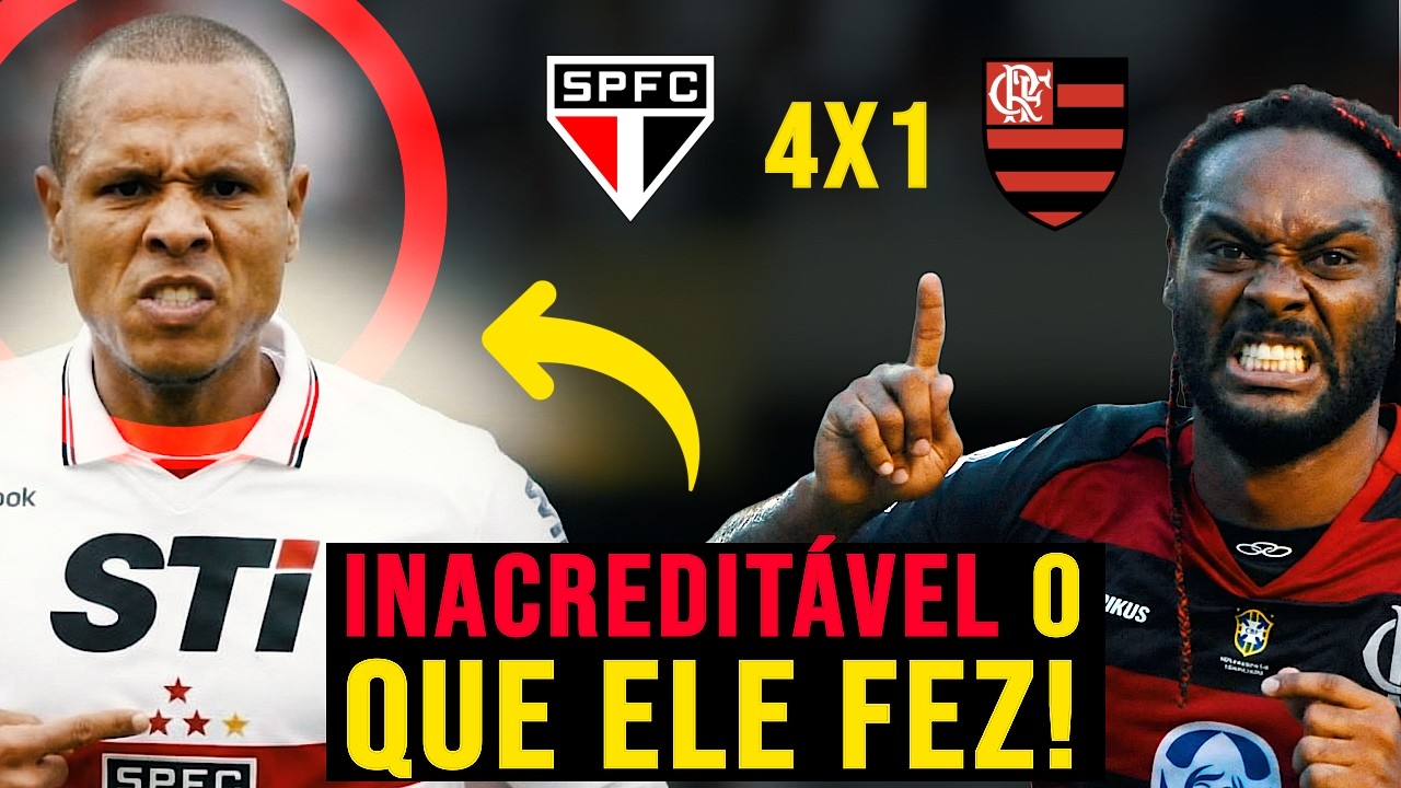 O DIA QUE O SÃO PAULO AMASSOU O FLAMENGO COM PARTIDA ÉPICA DE LUIS FABIANO!