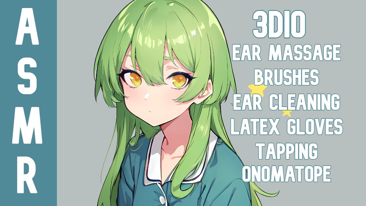 【3DIO ASMR】I don't lick your ears 40min baka