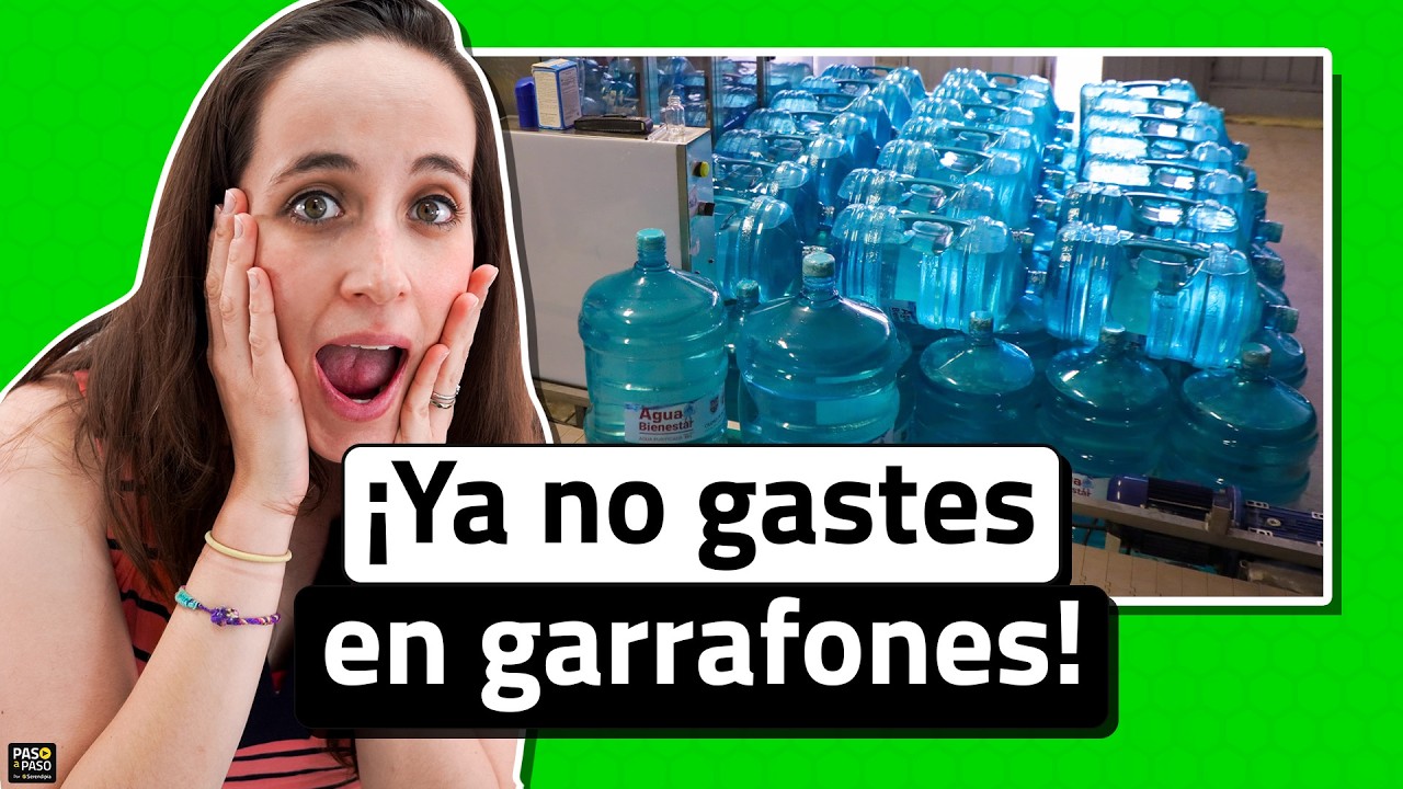¡Llena tu garrafón por solo 5 pesos! Así funciona el programa Agua Bienestar