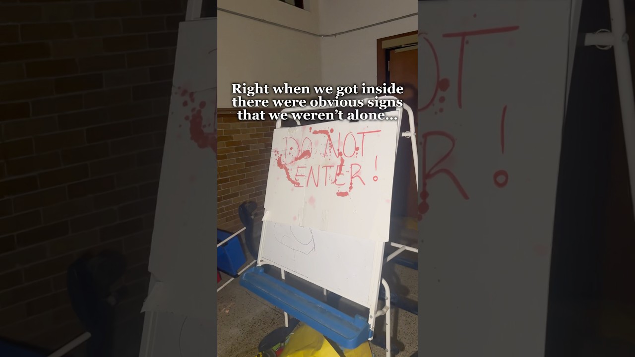 We weren&rsquo;t alone inside this abandoned school&hellip;