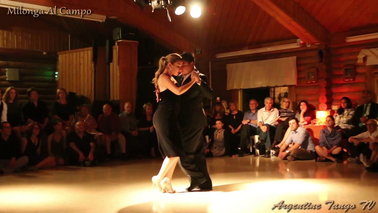Noelia Hurtado y Carlitos Espinoza - Tango - (2/5) - Milonga Al Campo - Yad Shmona 25/11/2017