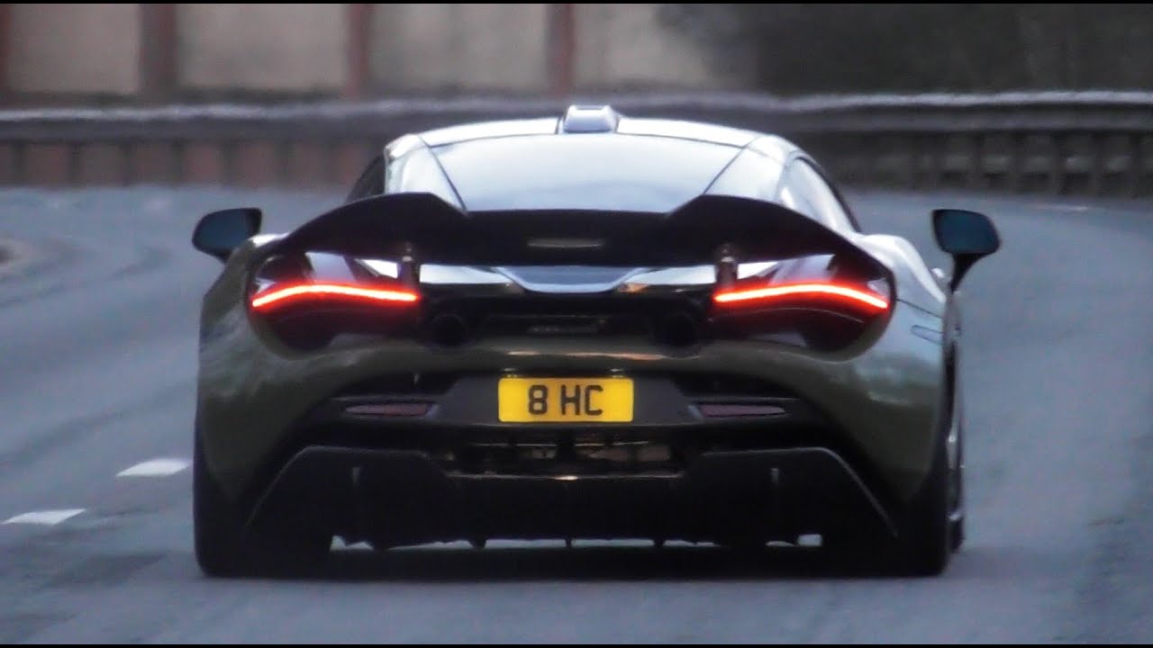 Supercars in Alderley Edge February 2024, Aventador x3, 430 Scuderia, Pi carbon 720s...