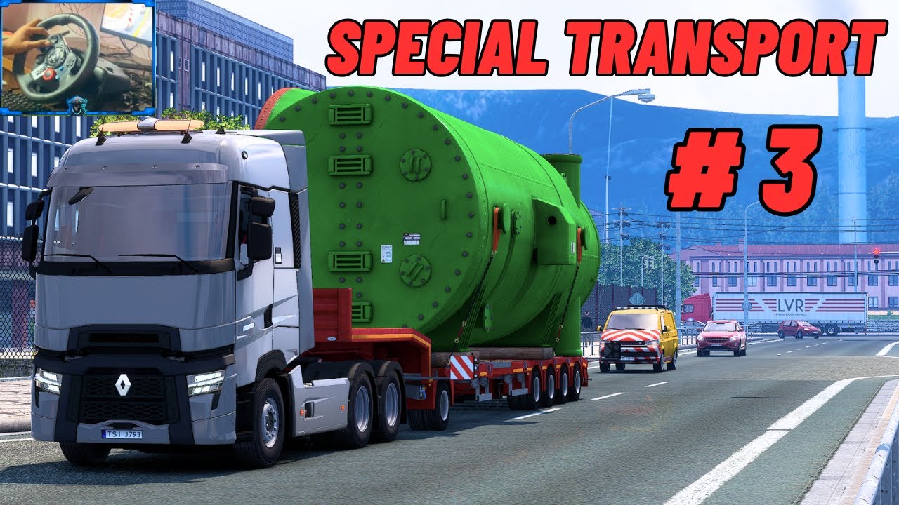 Special Transport DLC First Look | Euro Truck Simulator 2 With Logitech G29 Steering Wheel