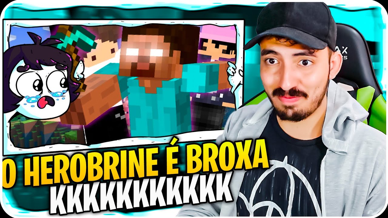 Gritando de medo em um mod de 2012 (HEROBRINE) - SAIKO E YCRO | Leozin React