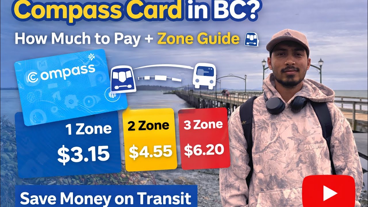 Don’t Overpay, Compass Card Zones & Fares in BC Explained 💳