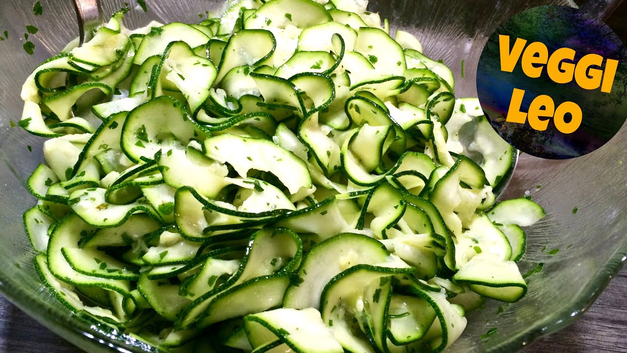 Zucchini Salat | vegan | Rohkost