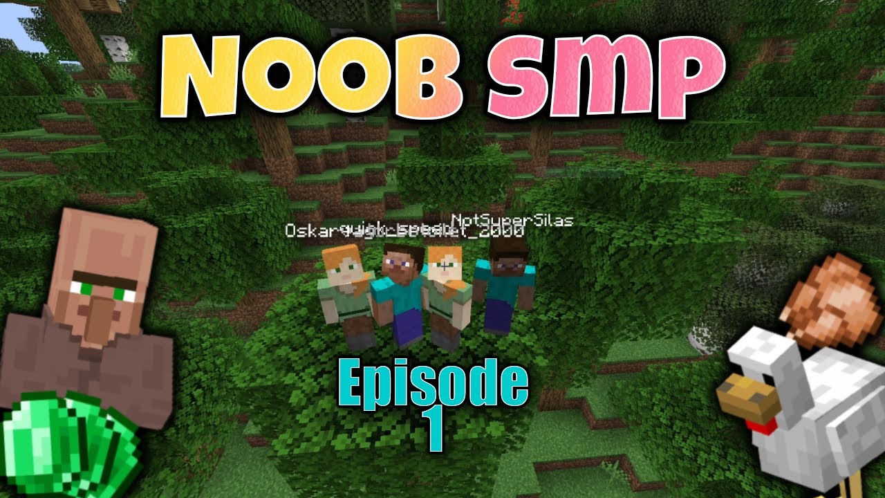 Smp noob ep1(Dansk minecraft server)