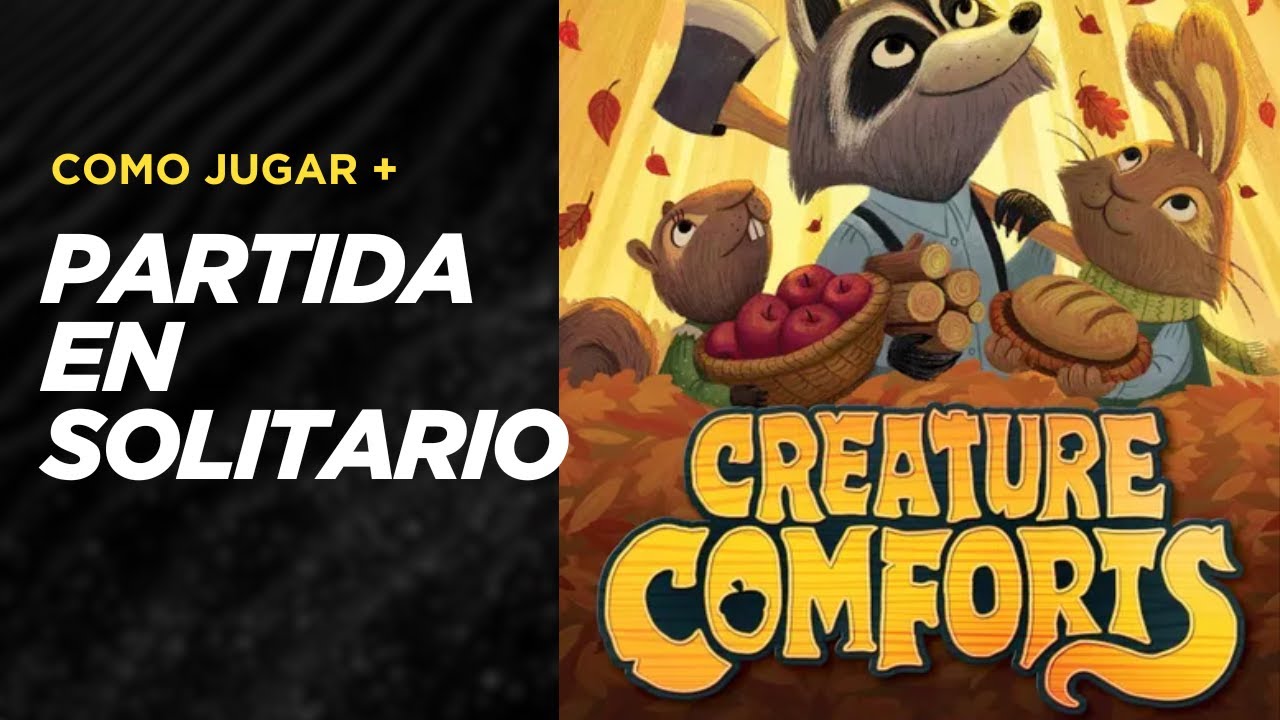 Comfort Creatures. Juego de Mesa | Partida en Solitario | Setup | Como Jugar