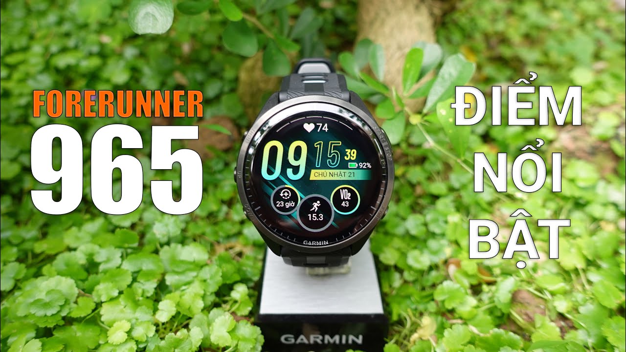 Đánh giá Garmin Forerunner 965. Những điểm nổi bật đáng mua